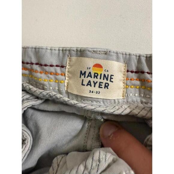 Marine Layer Khaki Chino Pants 34x31 - Picture 3 of 5